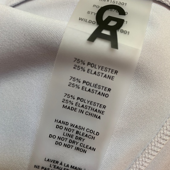 good american ∙ high rise leopard foil 7/8 legging - Picture 8 of 9